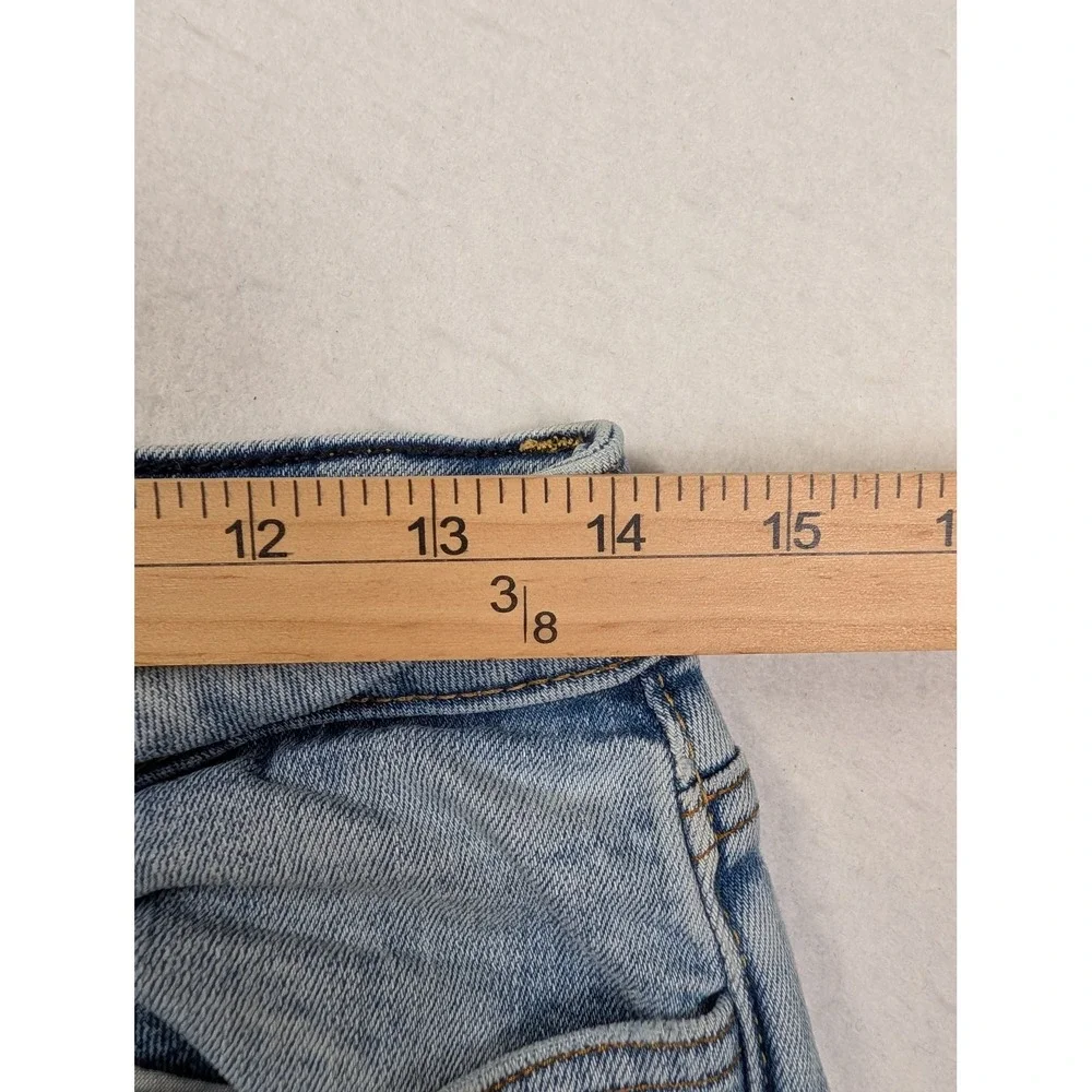 American Eagle Mens Slim Straight Jeans 30 x 32 Airflex+ Light Wash Blue